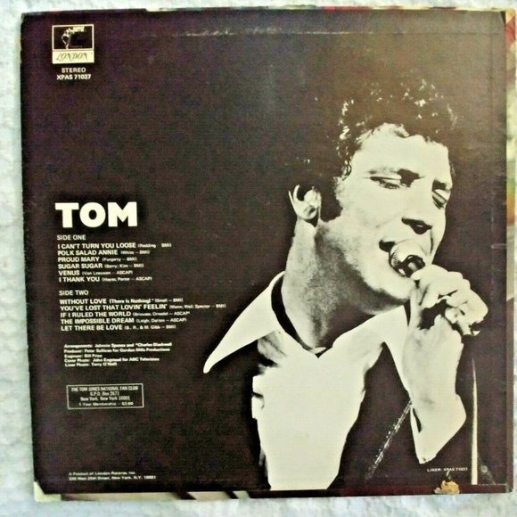 Tom Jones-Help Yourself, Fever Zone, Tom, Live-Las Vegas, Caesars Palace 5 LPs - Picture 10 of 14